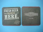 Bar Coaster   Rock Bottom Breweries   Fresh Craft Beer Brewed Here   Since 1991