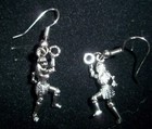 Xena Warrior Princess Holding Chakram Ear Rings   2000  -new
