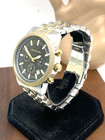 Michael Kors Men s Watch Mk8954 Quartz Chronograph Black Dial Two Tone Steel