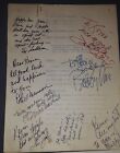 Ed Sullivan s Broadway 1973 Script 8 Cast Autographed Not A Copy  Ed  Ethel    