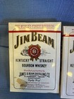 Vintage 3 Decks Of Playing Cards Jim Beam Kentucky Bourbon Whiskey