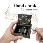 Music Box Gifts For Mom You Are My Sunshine Hand Crank Engraved Wooden Musica   