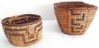 Early 20th Century Northwest Coast And Pequot Native American Indian Baskets