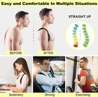 For Men Women Adjustable Back Posture Corrector Support Low Shoulder Brace Belt