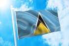 Dmse Saint Lucia St  Lucia Caribbean Island Flag 2x3 Ft Foot 100  Polyester 1   