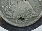 1838 Seated Liberty Half Dime Holed Cull 