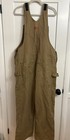 Under Armour Ua Men   s 36x32 Tan Storm Bib Double Knee Overalls All Season Gear
