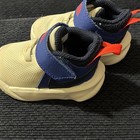Nike Toddler Us 2c  eu 17  White blue red Hook   Loop Sneakers Cw6737-103
