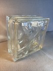 Pittsburgh Corning Decora Glass Block  8x8x4  Retired Wavy Brick  Usa