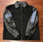 The All American Quarter Horse Congress 2021 Adult Xxs Black Wool Leather Jacket