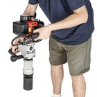 2-stroke Gas Powered Post Driver Fence Pile Driver Hammer T Post Gasoline 1 2hp
