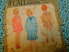 Vintage 1920s Original Mccalls Pattern 5429 Childs Dress Size 2