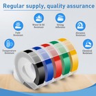 5pk Dymo 3d Embossing Label Tape 9mm For Dymo Organizer Xpress Label Maker 3 8 