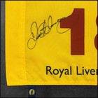 Rory Mcilroy Autographed 2014 Open Championship Royal Liverpool Pin Flag Jsa Coa
