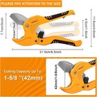 1-5 8 Inch O d  Ratchet-type Pvc Pipe Cutter