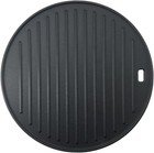 12  Round Pizza Steel For Oven - Cast Iron  Enamel Coated  Unbreakable