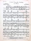 I Love You My Darling Sheet Music Marching By 1932 Musical Flop Jean Gilbert