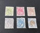 Nederland Queen Wilhelmina Vintage Stamps 3  5  7 1 2  10  12 1 2  17 1 2