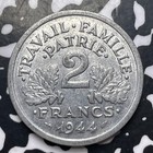 1944-c France 2 Francs  12 Available   1 Coin Only 