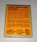 Vintage Knox Sparking Unflavored Gelatine 4 Packets Sealed Box Nos
