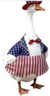 Porch Goose Outfits 4th Of July  23  Cement Goose  Memorial Lawn Yard Decor