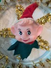 Vintage Christmas Tree Top Topper Elf Pixie Circle Light  Kitschy 60s 70s  Read 