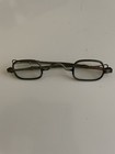 Antique Eyeglasses  Rare With Extendable Temple Arms  Square Lenses With Case