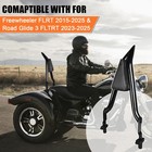16  Tall Passenger Backrest Sissy Bar For 15-25 Harley Freewheeler Road Glide 3