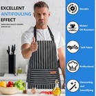 2 Pack Adjustable Bib Aprons W  2 Pockets Cotton Cooking Apron For Women   Men
