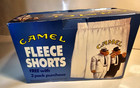 Vintage Joe Camel Fleece Shorts 90s Camel Promo New Original Box Plus 3 Empties
