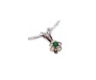 19thc Antique Alexandrite buttercup Pendant Siberia Natural Handcut Color-change