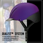 Troxel Spirit Low Profile Adjustable Horse Riding Helmet  Size M  Violet Color