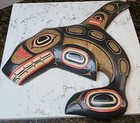 Northwest Coast Native American Carving Of A Whale Signed P    L  Gallery  sr344