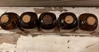 Vintage Levi Garrett   Sons Scotch Rapper Snuff Bottles  W corks   Labels  5 Ea 