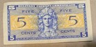 5 Cents Military Payment Certificate Series 521