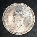 1942  b  India One Rupee Silver Coin -exact Coin Shown  r039