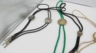 Mens Vintage 8 Bolo Ties Lot Assorted Western Resale  18