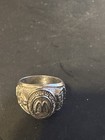 Vtg 70 s-80 s Mcdonalds Balfour Stainless Employee Recognition Qsc Ring Size  6