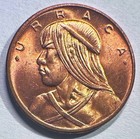 1977 Panama 1 Centesimo  Unc bu Rd
