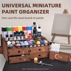 Ophir Paint Organizer  Wooden Paint Holder W  Drawers For Art acrylic oil hobby
