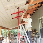 Drywall Lift 11  Drywall Panel Hoist Construction Rolling Caster Wheel Lockab   