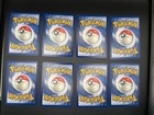 Lot Of 8 Vintage 1999 Pok  mon Water Energy  shadowless  Unlimited Wotc Nm