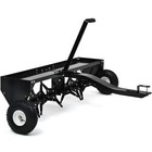 Steel Heavy Duty Lawn Aerator With 48  Width Tow Plug  Achieve Well Kept Lawn