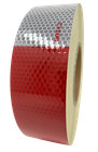 2 x150  Roll Dot-c2 Reflective Tape Glass Bead Safety Conspicuity 6  Red white