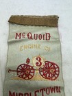 Antique Firefighter Ribbon 1891 Mcquoid Engine Co  No 3 Middletown Ny