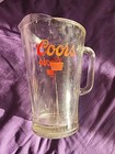 Vintage   Coors - Beer Pitcher 1970s Clear Heavy Glass Beverage Banquet Bar Pub
