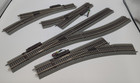 Lot Of Atlas Ho Scale True-track Snap Switch Left Right Turnouts Track Sections