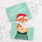 Endless Musical Greeting Card Meowy Christmas With Glitter Bomb Christmas Gift