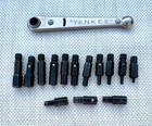 Vintage Stanley Yankee Off Set Ratchet 3600 With 14 Bits