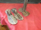 Vintage  eclipse  Cast Iron Cobbler s Shoe Repair Stand W  Two Forms  A   B 1894